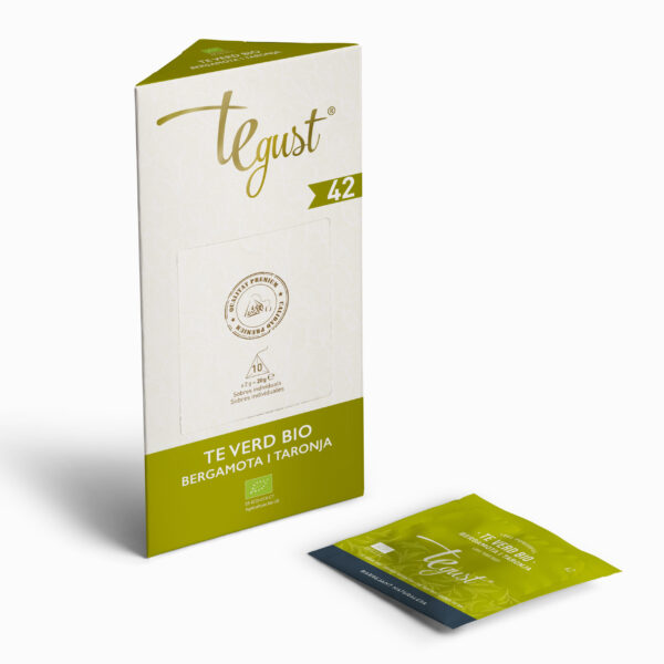 Té verde bergamota y naranja BIO